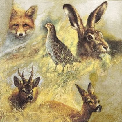 Салфетка Wild Animals Collage 13314435