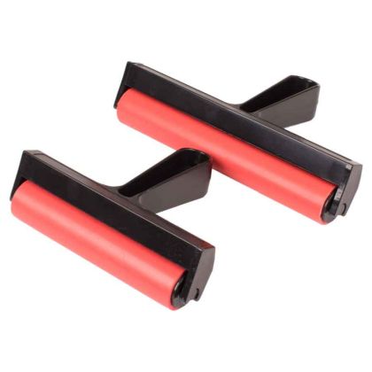 Валяк твърда гума - 15 см.