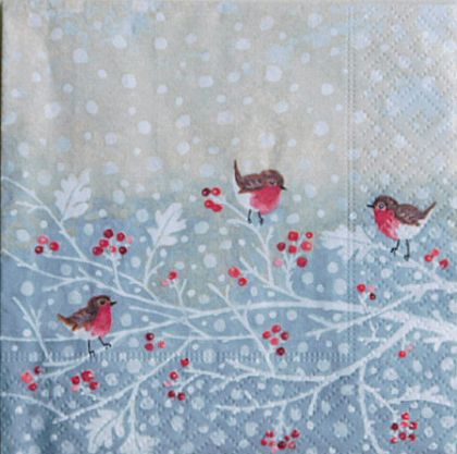 Салфетка Winter bird