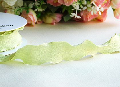Панделка Шифон - Киви - 8.00 м.