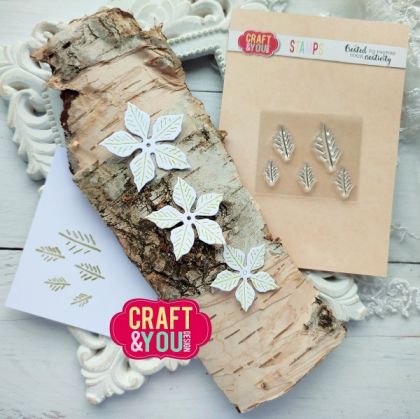 Силиконов печат - FLOWER STAMENS 5 - 5 бр