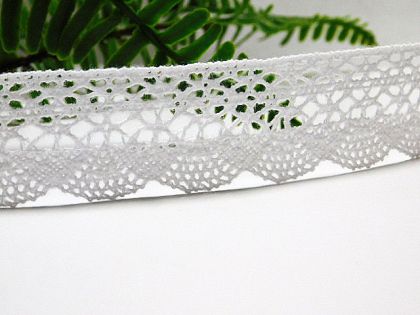 Памучна дантела - Бяло - 1 м. / 3,00 см