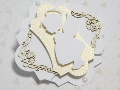 3D Елементи от хартия - Ангелче за Нея - 1 бр.