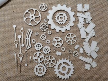 Орнаменти - Зъбни колела и чаркове - 60 бр.
