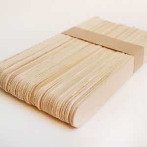 Дървени шпатули - 15 х 1.8 см. - 50 бр.