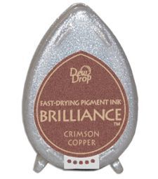 Бързосъхнещ пигментен тампон - BRILLIANCE - Crimson Copper