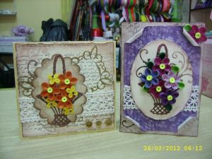 Квилинг хартия - елхово зелен - 100бр. - 35см.