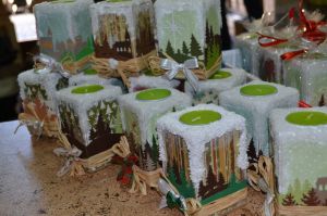 Свещник - 5,50 х 5,50 х 8,00 см.