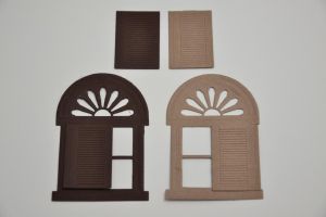 Прозорец с капаци - 2 бр.