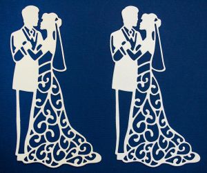 Младоженци  - 2 бр.