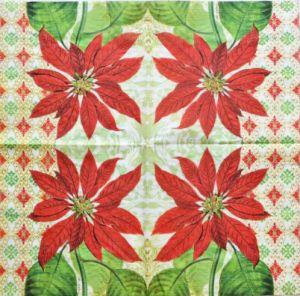 Салфетка Holiday Ponsettia 007106