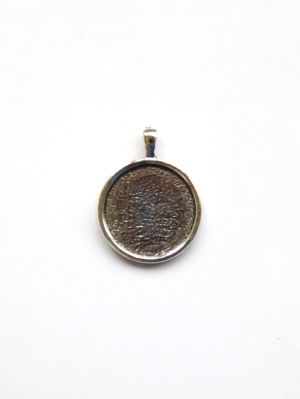 Заготовка за бижу - кръг-  Антияуе Силжер - 2.2 см