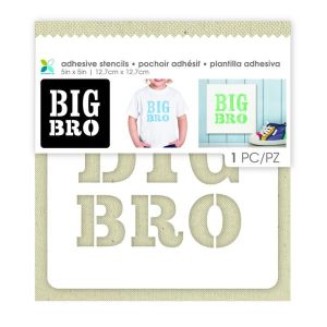 Самозалепващ шаблон за декупаж и микс медия -Big BRO