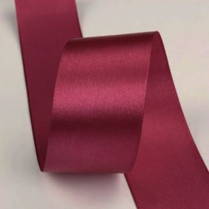 Панделка сатен - Марсала вишнево- 10 м №56