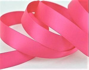 Панделка сатен - Наситено тъмно розово - 10 м №21 