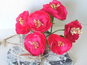 Калдъръмче - Наситена циклама - 6 бр.