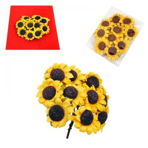 Букет слънчогледи от хартия  10 бр