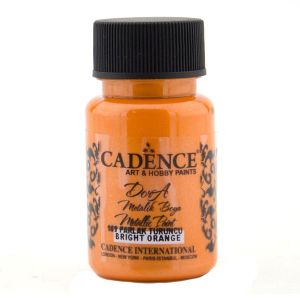 CADENCE АКРИЛНА БОЯ МЕТАЛИК DORA 50 МЛ. – BRIGHT ORANGE 169