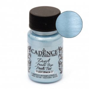 CADENCE АКРИЛНА БОЯ МЕТАЛИК DORA 50 МЛ. – MEDITERRANEAN SKY 158