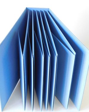 Заготовка за албум - Морско Син - 16.5 х 16.5 см.