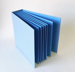 Заготовка за албум - Морско Син - 16.5 х 16.5 см.