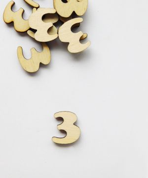 Цифра -  Три / 3 /- 1 бр