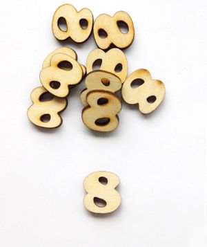 Цифра -  Осем / 8 /- 1 бр.