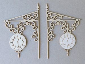 Часовник - 2 бр - 6.00 х 9.00 см