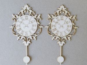 Часовник - 2 бр - 6,00 х 11,00 см