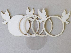 Шейкър заготовка - Рамка Гълъби