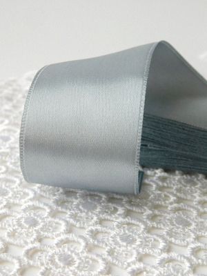 Панделка сатен - Оловно сиво- 10 м №44