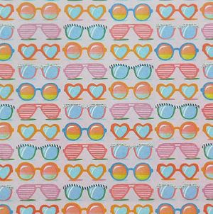 Комплект дизайнерска хартия - Summer Vibes - 12  листа