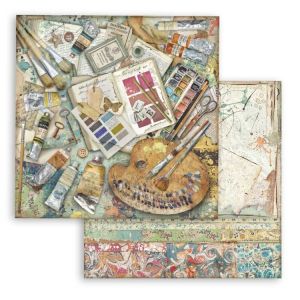 Комплект дизайнерска хартия - Atelier des Arts - 10 двустранни листа