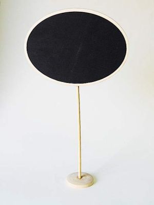 Табелка на основа - Елипса - 20,00 х 15,00 см