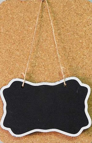 Табелка висяща - Рамка - 18,00 х 13,00 см