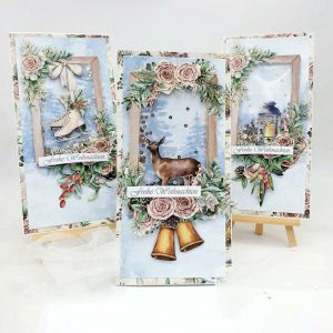 Дизайнерска хартия -  WINTER TIME - 12 листа