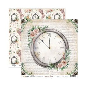 Дизайнерска хартия -  WINTER TIME - 12 листа