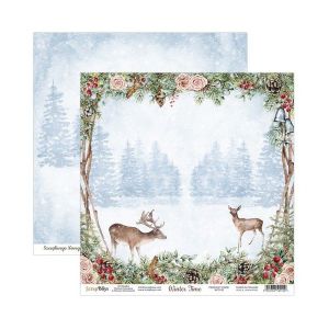 Дизайнерска хартия -  WINTER TIME - 12 листа
