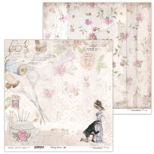 Комплект дизайнерска хартия - Sewing stories - 11 листа