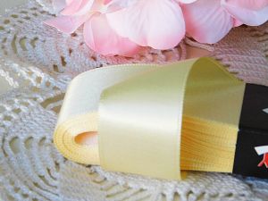 Панделка сатен - Мед и мляко - 10м. №83