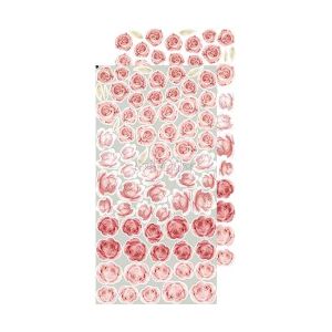 Комплект дизайнерска хартия с елементи за изрязване -VINTAGE CHIC  FLOWERS -  12 листа