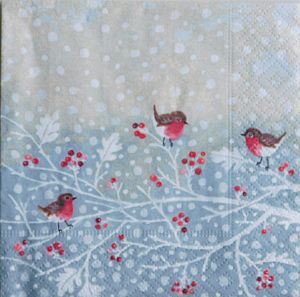 Салфетка Winter bird