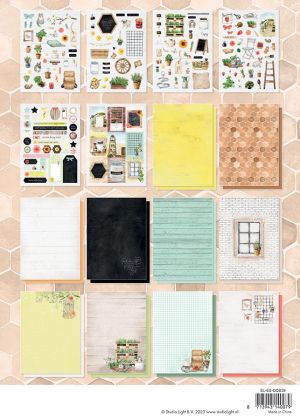 Комплект дизайнерска хартия - Spring is in the air - 32 листа