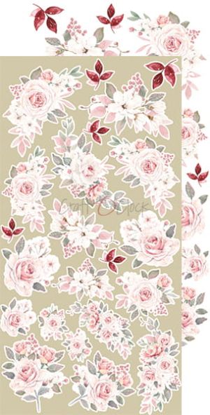 Комплект дизайнерска хартия с елементи за изрязване - A CORDIAL INVITATION Wedding set - 12 листа