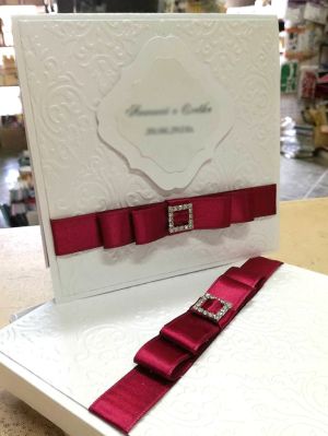 Панделка сатен - Марсала вишнево - 10 м №56