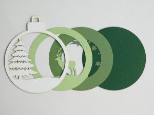 Многопластова топка - Зелено - 9 см.