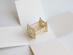 Елементи за експлодираща кутия - Бебешко легло люлка