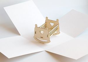 Елементи за експлодираща кутия - Бебешко легло люлка