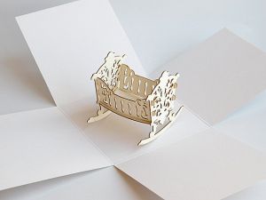 Елементи за експлодираща кутия - Бебешко легло люлка