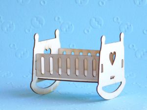 Елементи за експлодираща кутия - Бебешко легло люлка